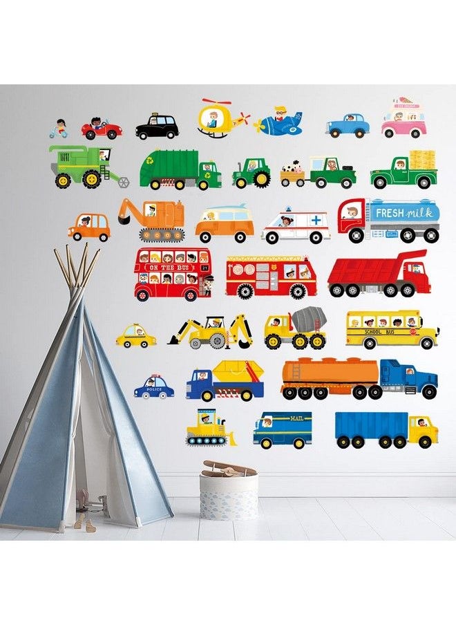 Dsl8064 Transport And Vehicles Wall Stickers Decals For Kids Toddler Bedroom Décor Car Boys Truck Construction Room Peel And Stick Excavator Fire Truck Nursery Living Baby - pzsku/Z1B1CA66B4E84D3BBFE93Z/45/_/1688970930/d84265f6-bae5-45c7-aba2-e9325e07db0c