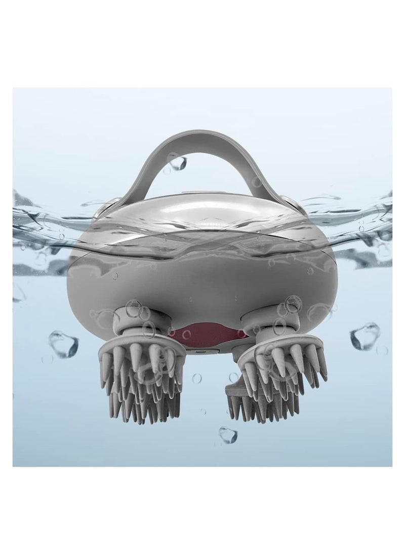 Electric Scalp Massager with 3 Kneading Modes, 4 Replaceable Heads, Portable Handheld Design, IPX7 Waterproof, Ideal for Hair Growth and Body Relaxation, Perfect Head Scratcher. - pzsku/Z1B1CA96675FBB3B7E622Z/45/_/1722309983/69e9f221-c4f0-4aac-8164-aec694823984