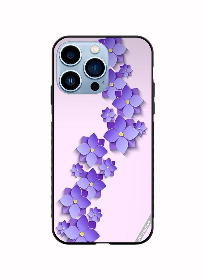 VR CREATIVE Protective Case Cover For Apple iPhone 13 Pro Flower Design Multicolour - Image 1