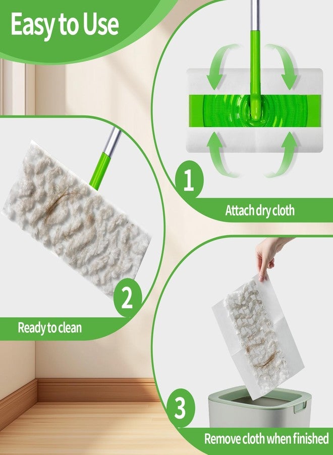 Gazeer 60 Count Pet Heavy Duty Dusters Refills Compatible with Swiffer Sweeper Mop, Dry Sweeping Cloths for Floor Mopping and Cleaning, Unscented - Image 5