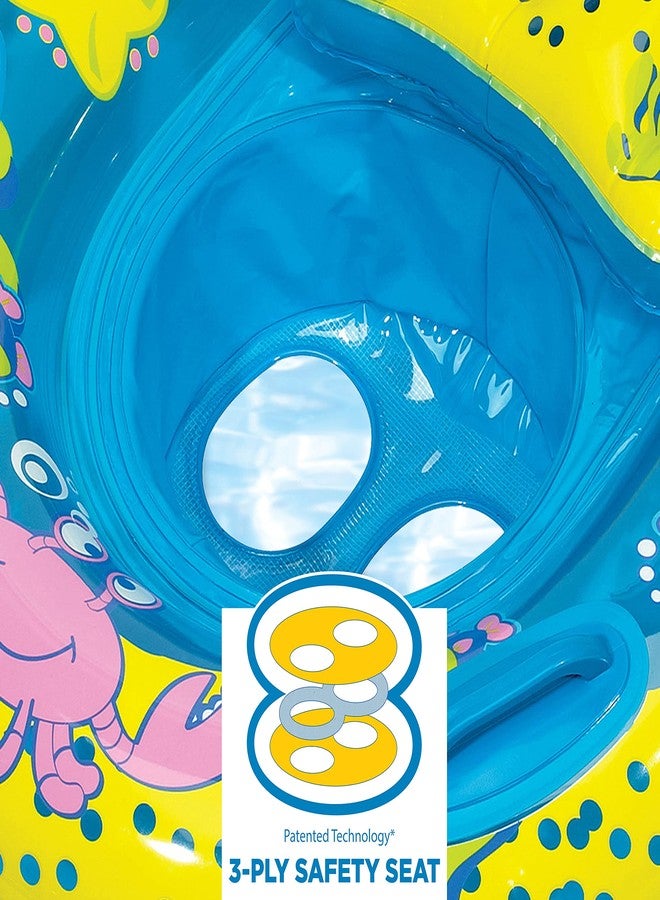 SwimSchool 4-in-1 Progressive Swim Training Float - 18 Months and Up - Baby Pool Float, Cruiser, or Kick Float with Kickboard and Safety Seat - Sea Creatures Design - Image 5