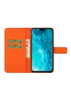 جرين تايجر جراب لهاتف Huawei Honor 9X Lite بتصميم عرقي منقوش، جراب جلدي قابل للطي أفقيًا مع حامل وفتحات للبطاقات ومحفظة وحبل تعليق  - Image 5