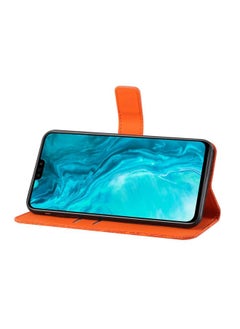 جرين تايجر جراب لهاتف Huawei Honor 9X Lite بتصميم عرقي منقوش، جراب جلدي قابل للطي أفقيًا مع حامل وفتحات للبطاقات ومحفظة وحبل تعليق  - Image 4