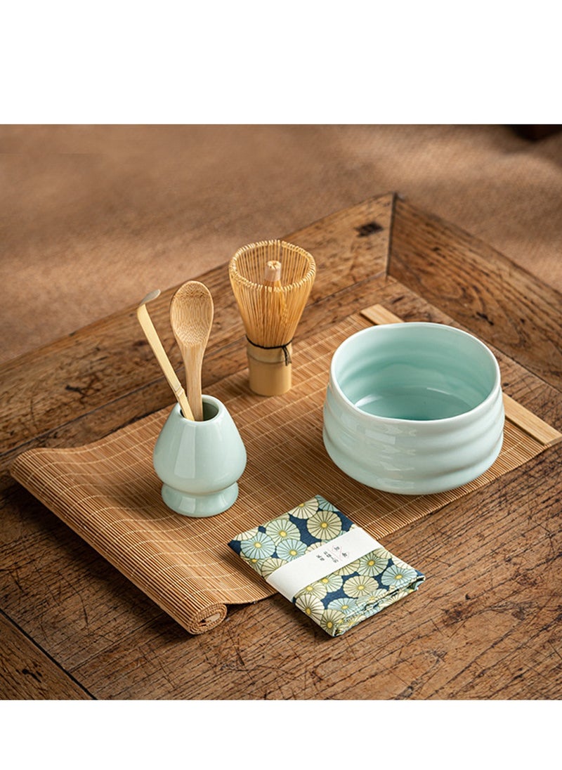 Al Aoyama - Japanese Matcha Whisk and Bowl Set 7pcs Matcha Kit Tea Set - Image 1