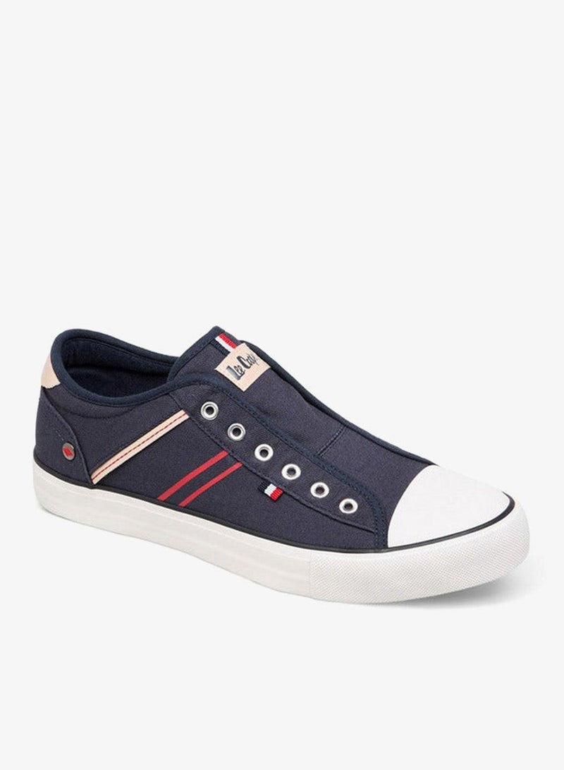 لي كوبر حذاء رجالي قماشي مخطط - Image 1