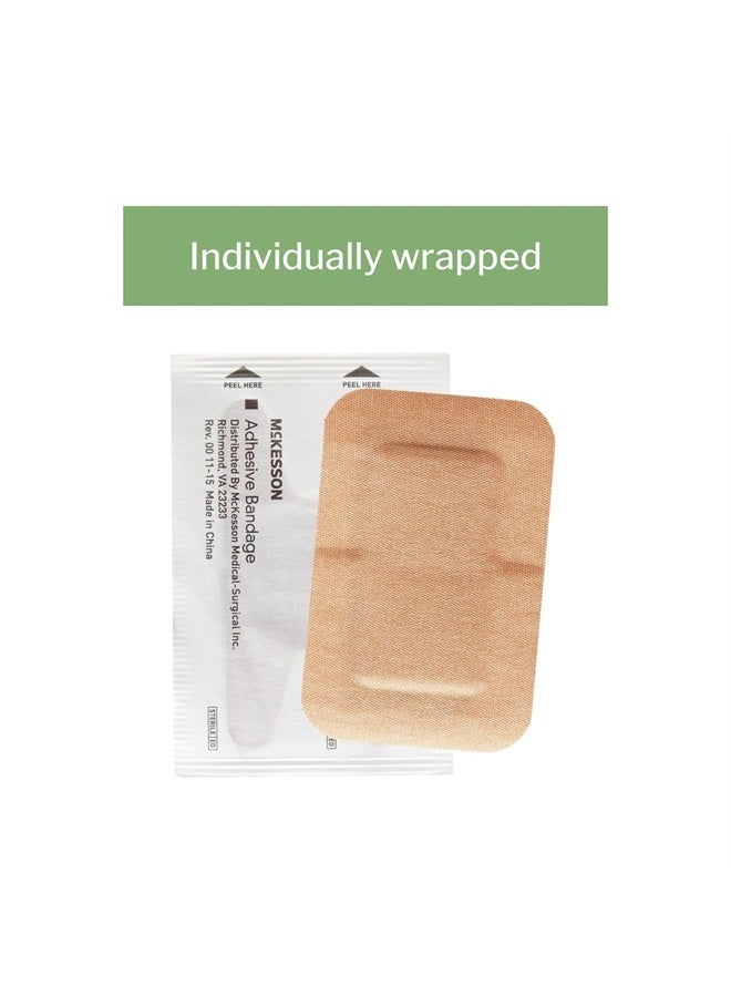 McKesson Adhesive Bandages, Sterile, Fabric Patch, 2 in x 3 in, 50 Count, 1 Pack - Image 4