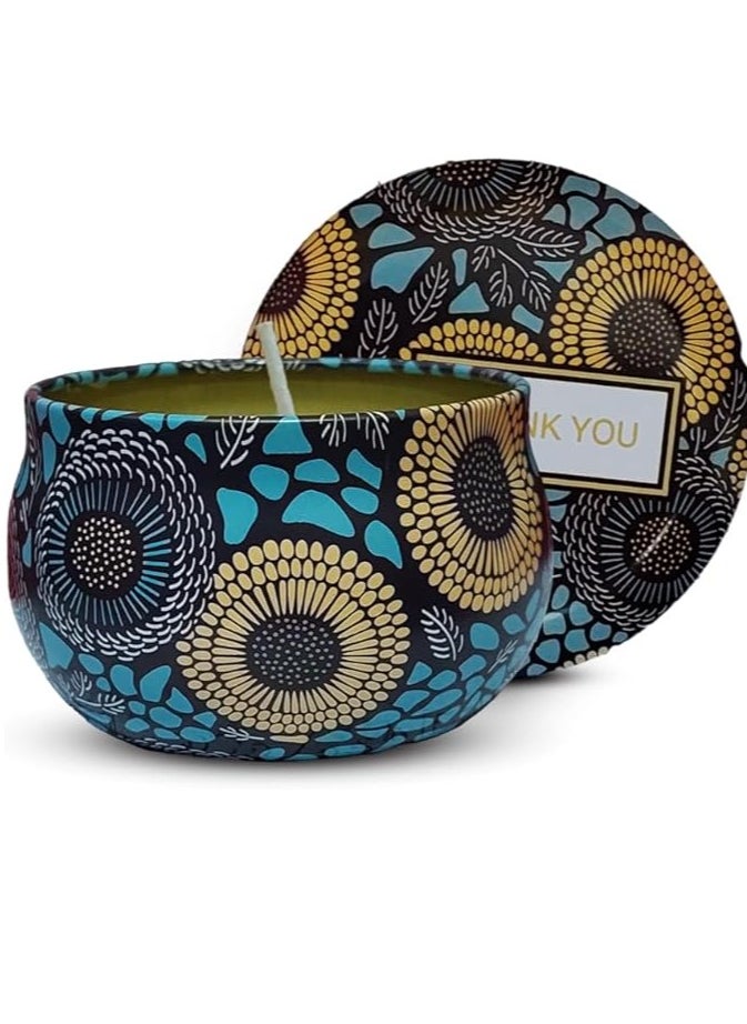 Generic Scented Candles Gift Set Of 4 With Jasmine, Lotus, Lilac Blossoms And White Gardenia, Portable Natural Soy Wax For Travel.  - Image 2