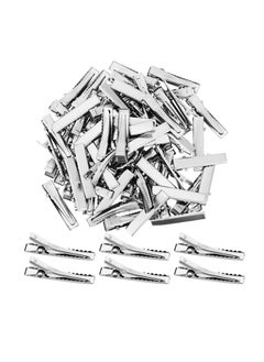 Hotop 200 Pieces Alligator Hair Clips Metal Duck Bill Hair Clips Flat Top Single Prong Hairpins for Hair Styling DIY Accessories (1.26 inch)  - Image 1
