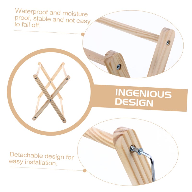 Detachable Design Magazine Storage Rack Tabletop Display Shelf Black - Image 5