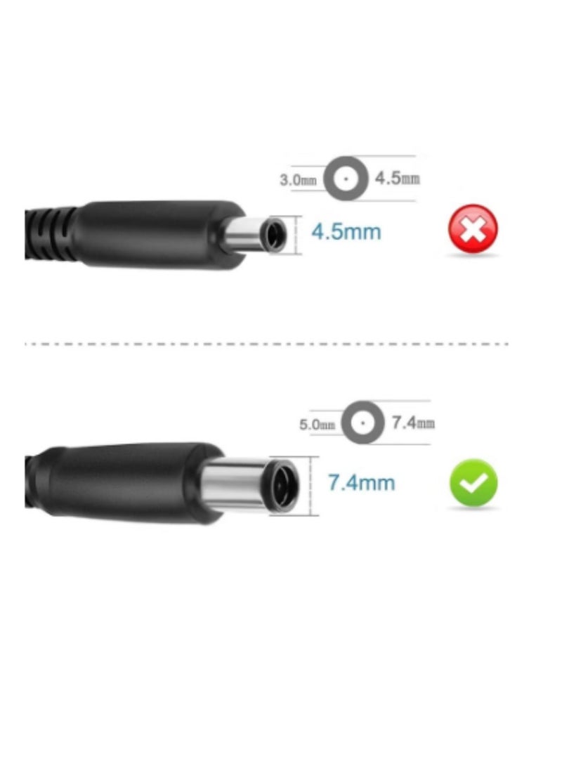 Terabyte 90W AC Adapter 19.5V 4.62A Dell Latitude 7480 7490 5490 7280 7390 E5430 E6230 E6330 6430U Laptop Replacement Adapter - Image 4
