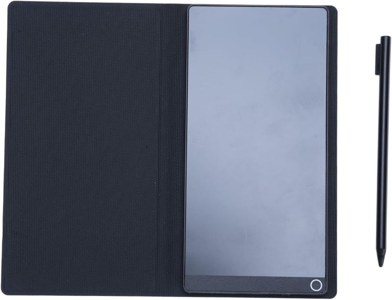 لوحة كتابة LCD، بحجم 6.5 بوصة وشاشة كاملة، لوحة رسم إلكترونية قابلة للمسح وإعادة الاستخدام، مع حقيبة جلدية وأقلام معلقة، مناسبة للأطفال والبالغين. - Image 1