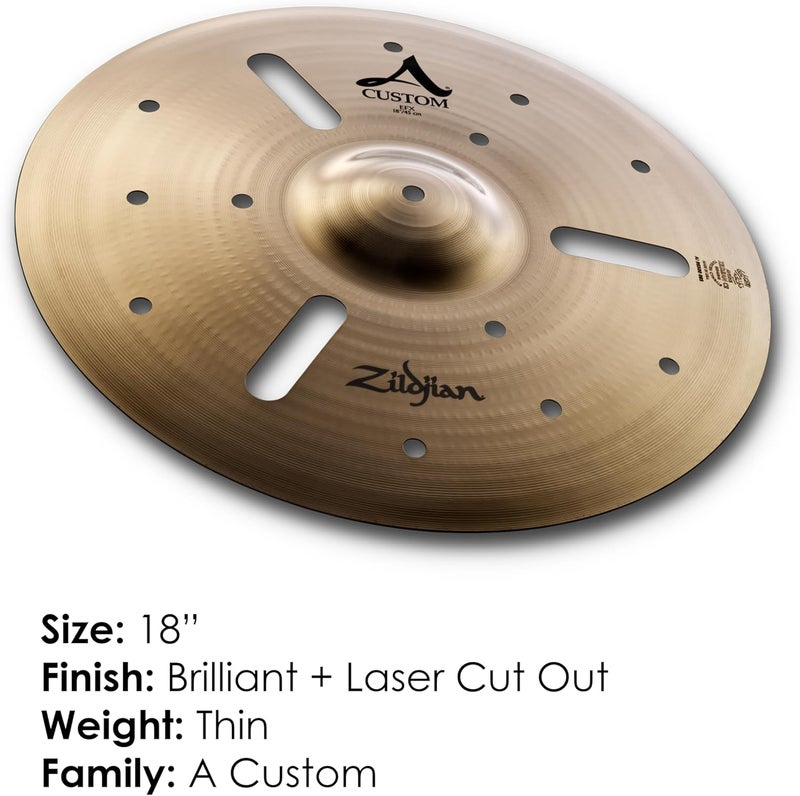 Zildjian 18" A Custom EFX Cymbal - Image 2