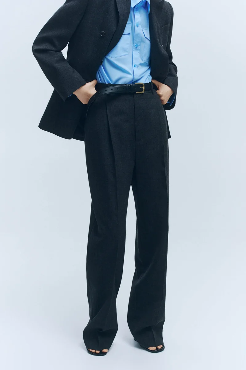 H&M Tailored Wool Trousers - Wardrobe.NYC