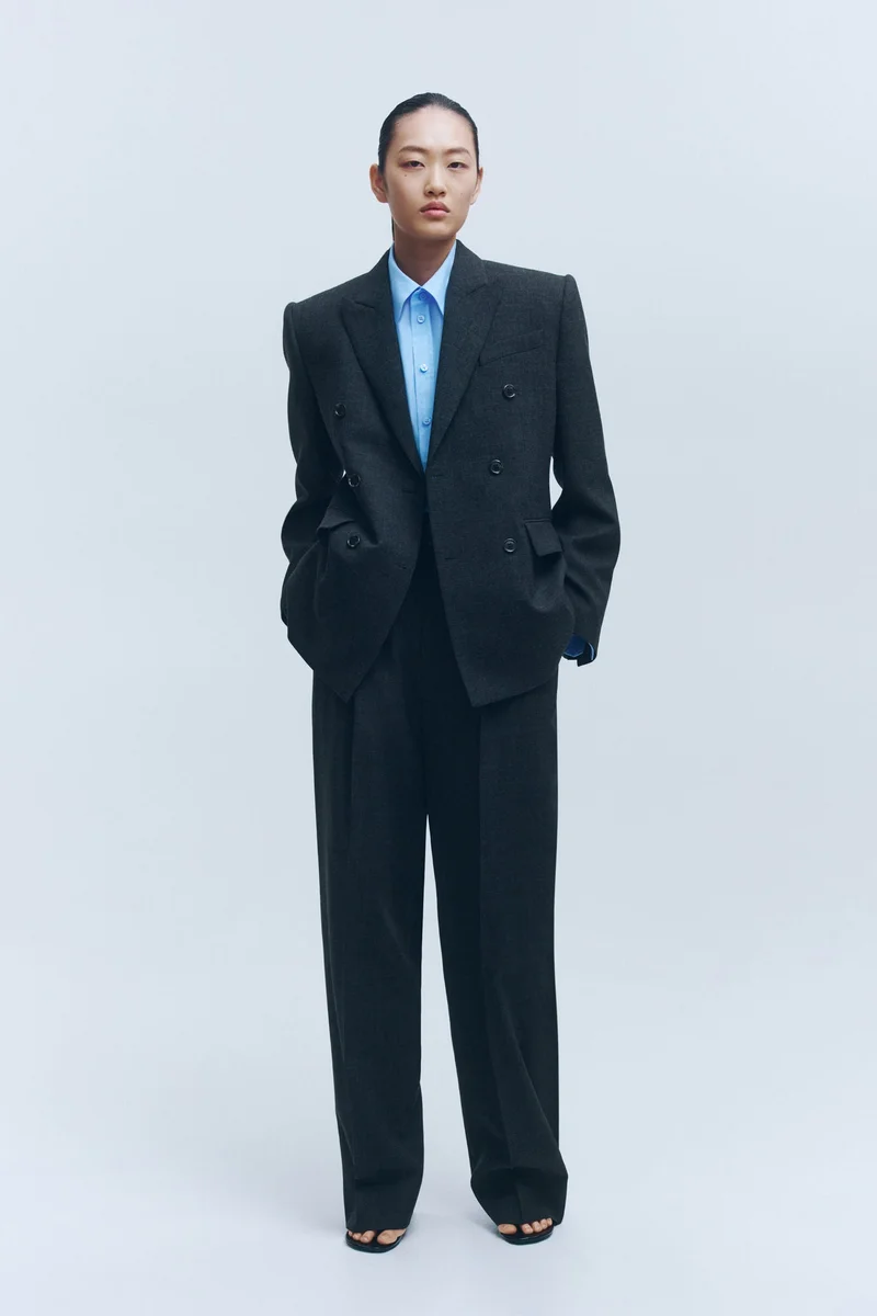 H&M Tailored Wool Trousers - Wardrobe.NYC