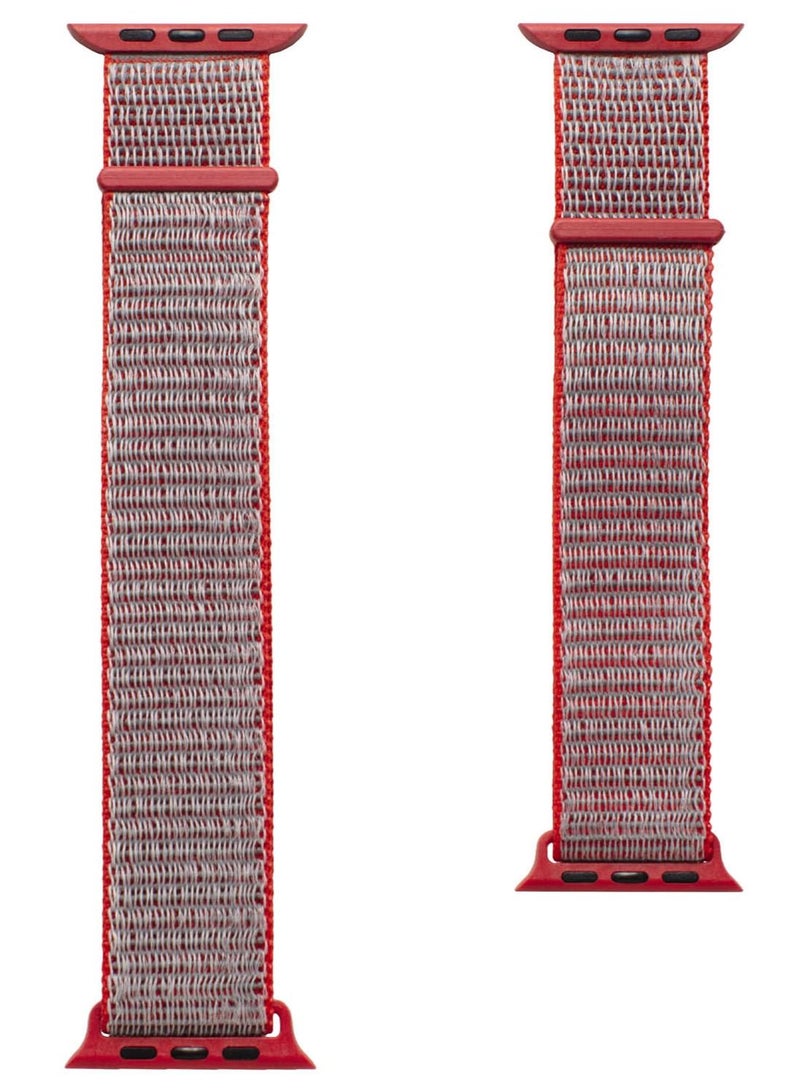 Gear4 Sport Band For Apple Watch Series 7 (45mm), Series 6/SE/5/4 (44mm) and Series 3/2/1 (42mm) - Red - Image 4