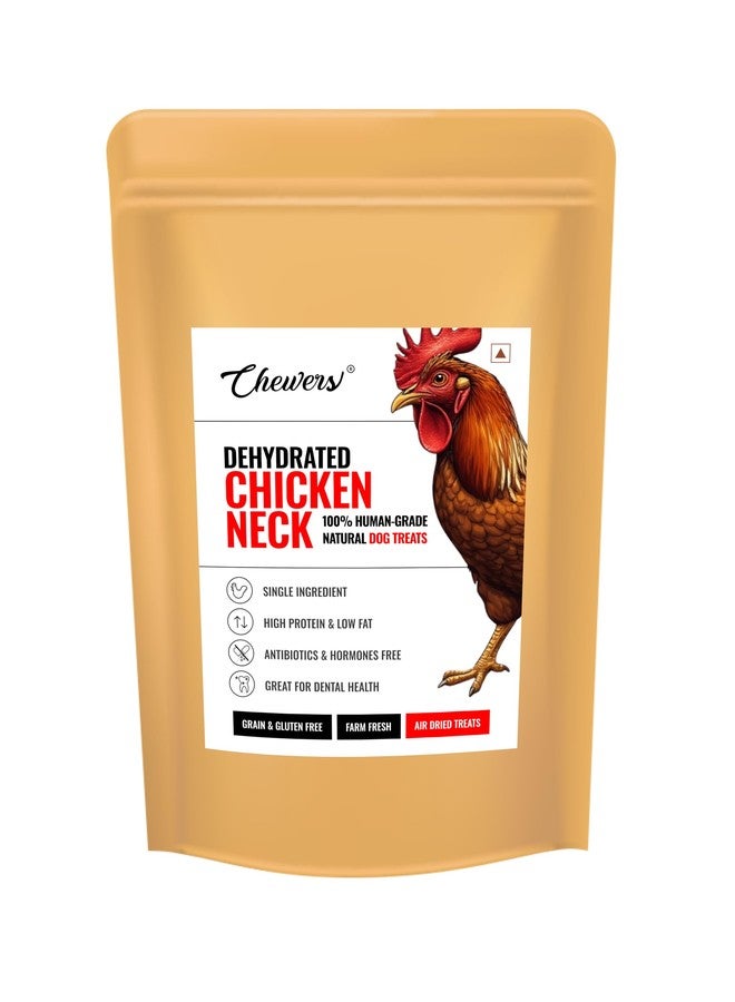 Chewers Dehydrated Chicken Neck Dog Training Treats | 100% Natural Human-Grade | High Protein, Low Fat | Air Dried Dog Dental Chews | Supports Joint, Bone & Dental Health | All Breeds & Ages - 70 GMS - Image 5