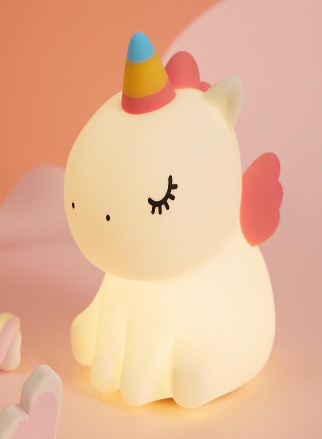 Blackzone Cute Night Light for Kids, Nursery | Silicone Night Light, LED Lamp, Room Decor, Gifts for Toddler Children Teenage Girls Valentine's Day (Unicorn Night Light) - Image 1