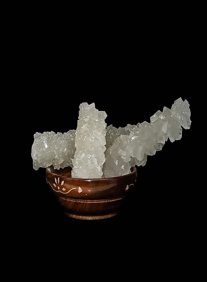 Veganic Dhaga Mishri - Thread Misri Crystal/Rock Sugar Crystal/Sugar Candy - 400gm - Image 1