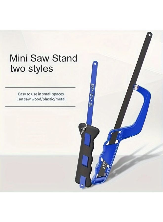 Portable Metal Mini Hacksaw 10 Inch Bimetallic Blade For Plastic Beveling DIY Projects - Image 4
