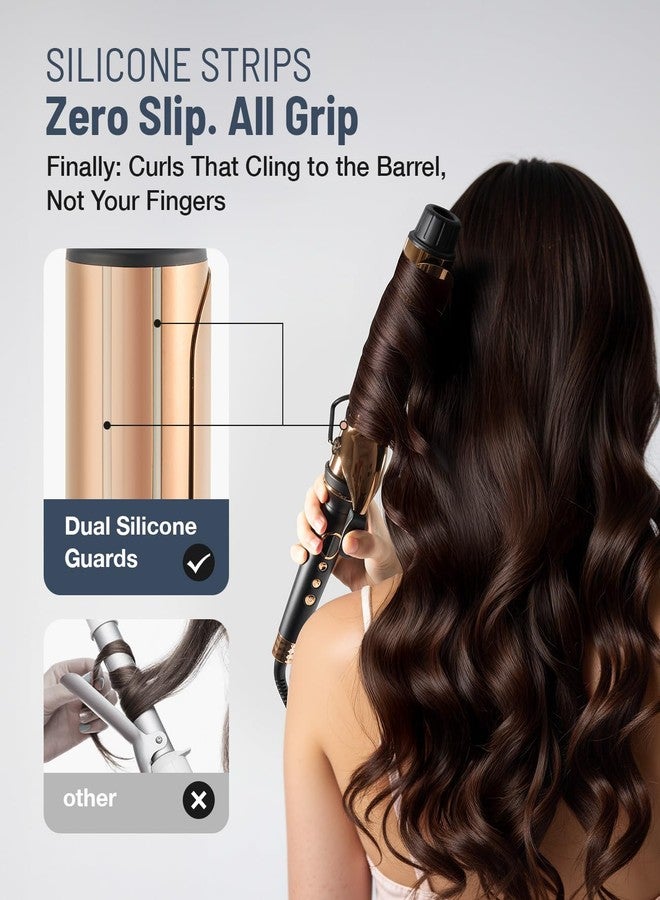 ORYNNE Titanium 2 Inch Curling Iron，Extra-Long Barrel for Long Hair, Curling Iron 2 Inch with Dual PTC Heater, 12 Heat Settings Big Barrel Curling Irons, 60 Mins Auto-Off & Dual Voltage - Image 5