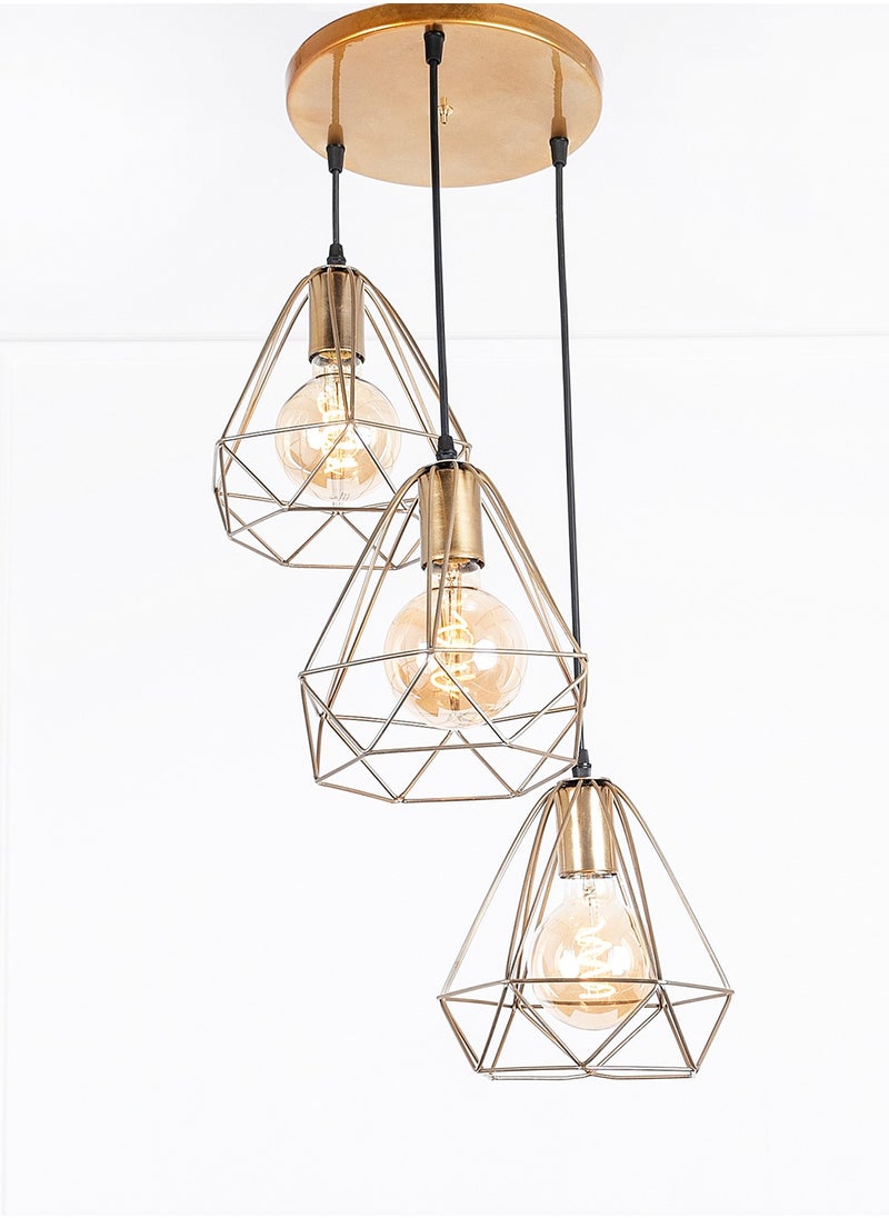 Cluc Diamond Fit Chandelier  - Gold  - Image 2