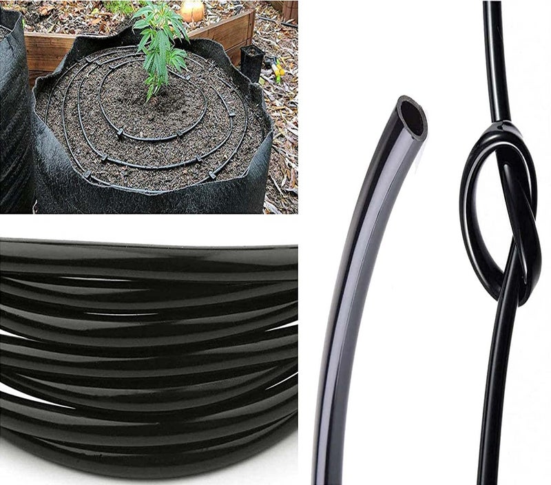DIY Crafts Flexible Pipe Only Watering Tubing Hose Drip Pipe PVC Hose Irrigation Hose System Watering Systems Greenhouse Lawn, Plants, Garden,Patio (Flexible Pipe Only) (40mtr, 4/7 Pipe 4mm) - Image 5