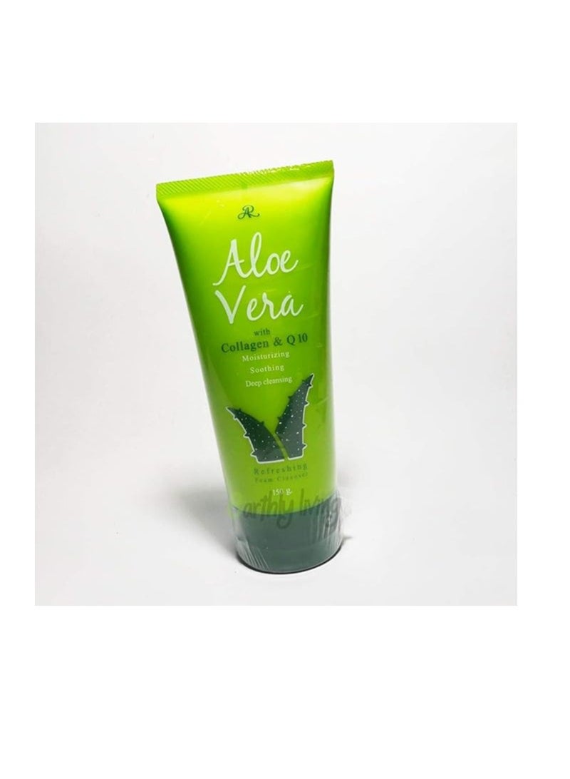 إيه آر منظف ​​رغوي منعش من الصبار مع الكولاجين و10 - 150 جرام