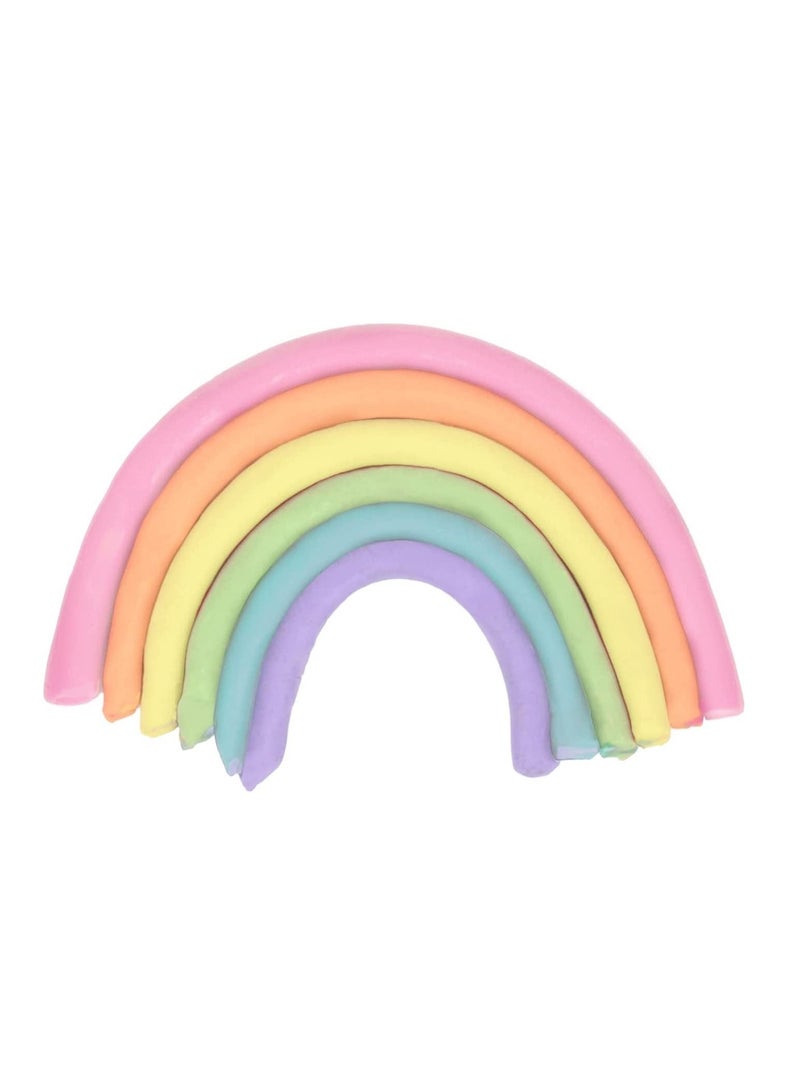 JOVI 6-Piece Plastilina Modelling Clay Pastel Colours - Image 2