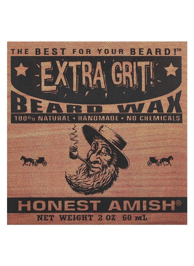 Honest Amish - Honest Amish, Extra Grit! Beard Wax, 2 oz (60 ml) - Image 1