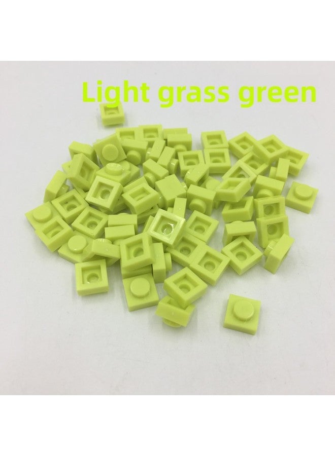 Building Block Parts Small Particles Basic Parts Short 1*1 Hole Pixel Particles Assembled Building Blocks Draw Two-dimensional Code 0.1 Kg/bag 