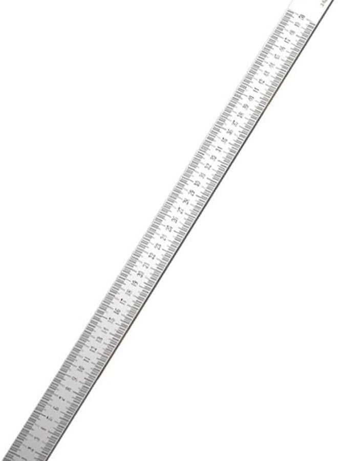500mm Steel Measuring Ruler 12 20 Inch Hardened Manganese Dual Scale Straightedge Tool with Non Slip Handle for Workshop Repair Woodworking - Image 4