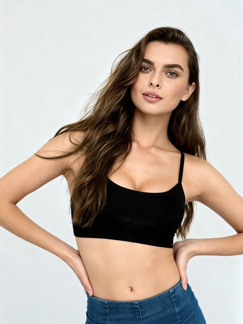 ليس اند مي  Women’s Seamless Bralette – Soft Fit Lounge & Casual Wear