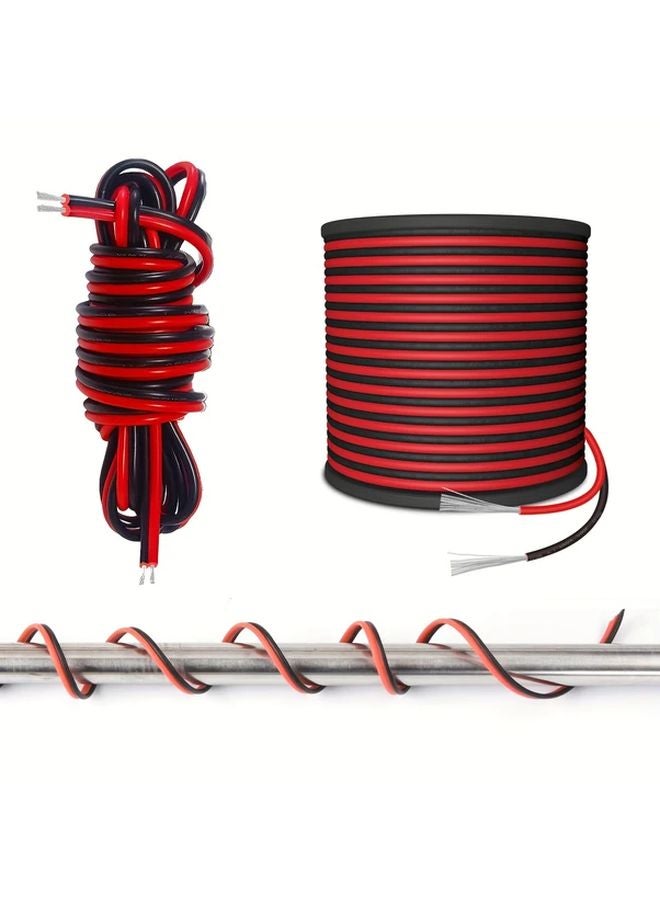 20AWG كابل PVC متوازي ثنائي النواة 1181 بوصة سلك نحاسي مرن مطلي بالقصدير لإضاءة الليد - Image 5