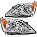JSBOYAT Headlight Assembly Pair Replacement for 20072011 Honda CRV Front Headlamp Chrome Housing with Amber Reflector Driver Passenger Side - Image 2