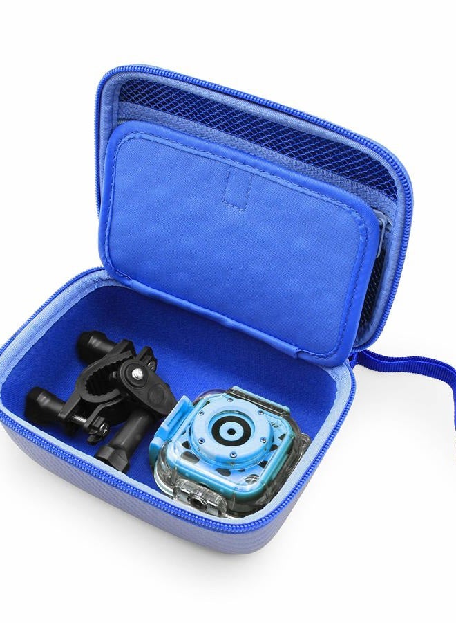 Casematix Blue Kids Camera Case Compatible with Ourlife, Dragon Touch Kidicam, Kids Waterproof Camera Video Recorder, Accessories and More - Image 1