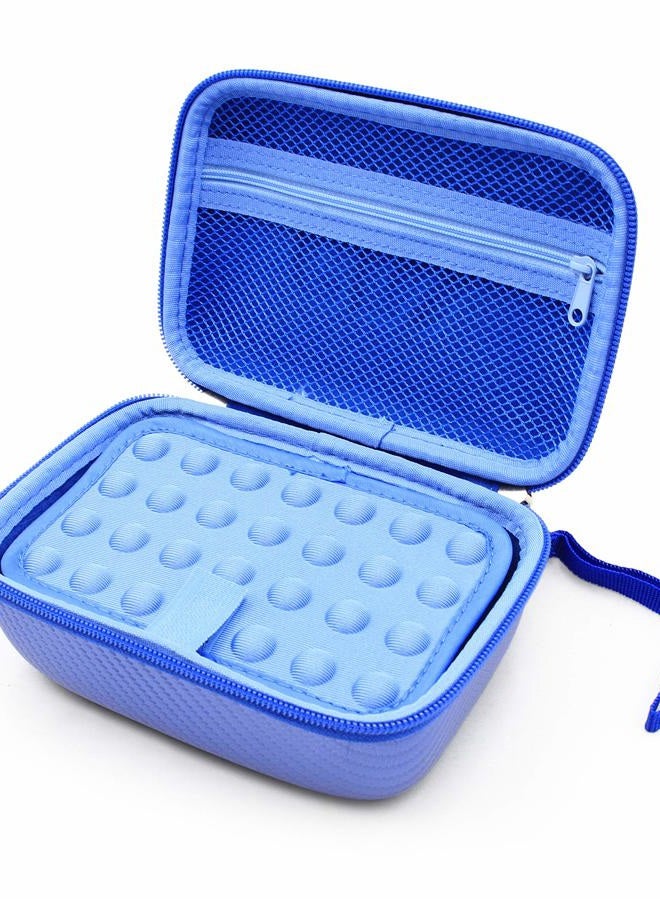 Casematix Blue Kids Camera Case Compatible with Ourlife, Dragon Touch Kidicam, Kids Waterproof Camera Video Recorder, Accessories and More - Image 4