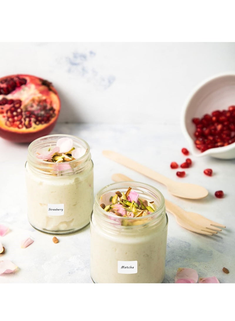 SYOSI 2940 Pcs Matte Small White Labels Stickers, Blank Removable Price Tags Labels Stickers, Ideal for Jars, Boxes, File Folders, Envelopes, School, Office, and Kitchen Organization, 13 x 9 mm - Image 3