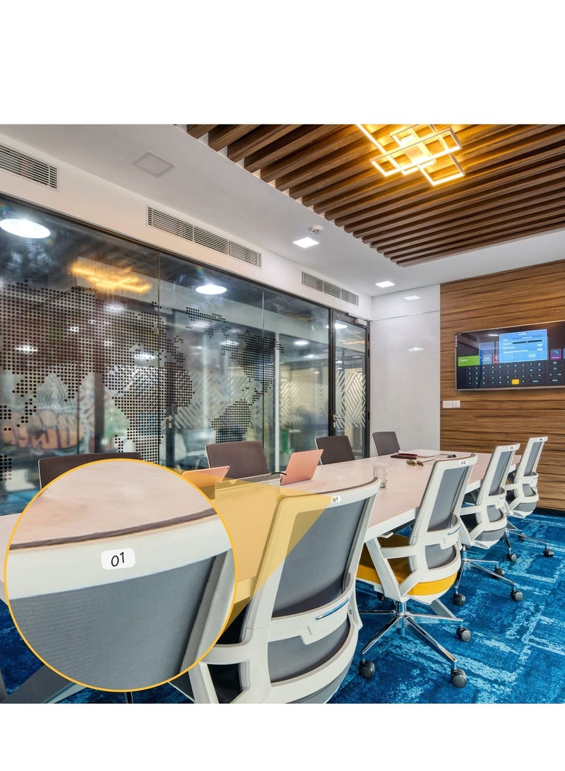 SYOSI 2940 Pcs Matte Small White Labels Stickers, Blank Removable Price Tags Labels Stickers, Ideal for Jars, Boxes, File Folders, Envelopes, School, Office, and Kitchen Organization, 13 x 9 mm - Image 4