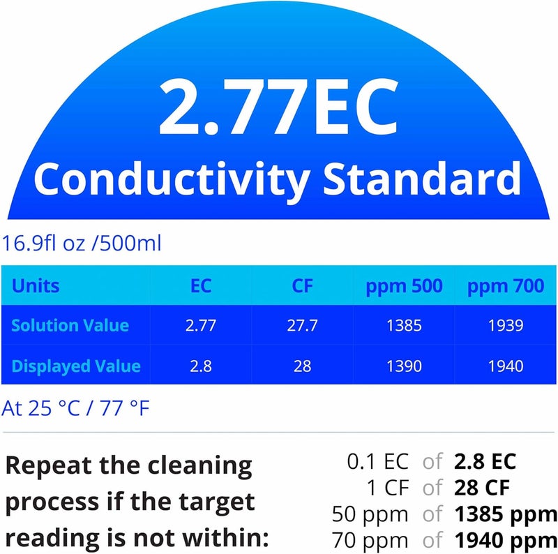 bluelab 732901 2.77EC Conductivity Solution, 500 milliliters Industrial-Products, Clear - Image 4