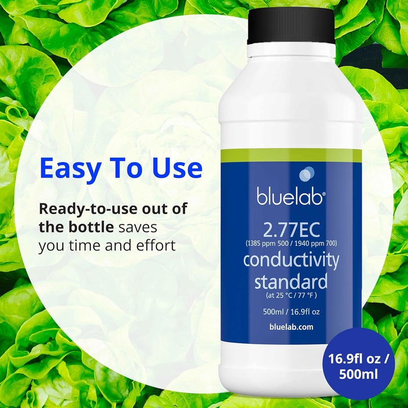 bluelab 732901 2.77EC Conductivity Solution, 500 milliliters Industrial-Products, Clear - Image 2
