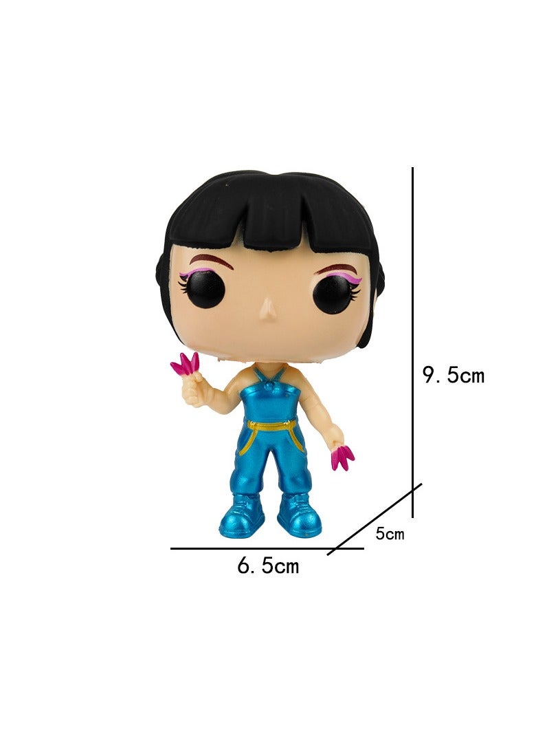 عام طقم تماثيل كيبوب "صياد الشياطين" (10 قطع) - مجسمات شخصيات action figures ونماذج عرض، تضم شخصيات رومي/ميرا/زوي/ديربي. قطع جمع للمعجبين وزينة من مادة PVC. - Image 4