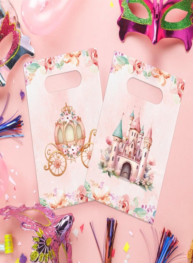 KALEFO 24pcs Princess Party Favor Bags Castle Pumpkin Carriages with Handles Candy Goodie Bags for Gender Reveal Wedding Supplies Birthday - Image 2