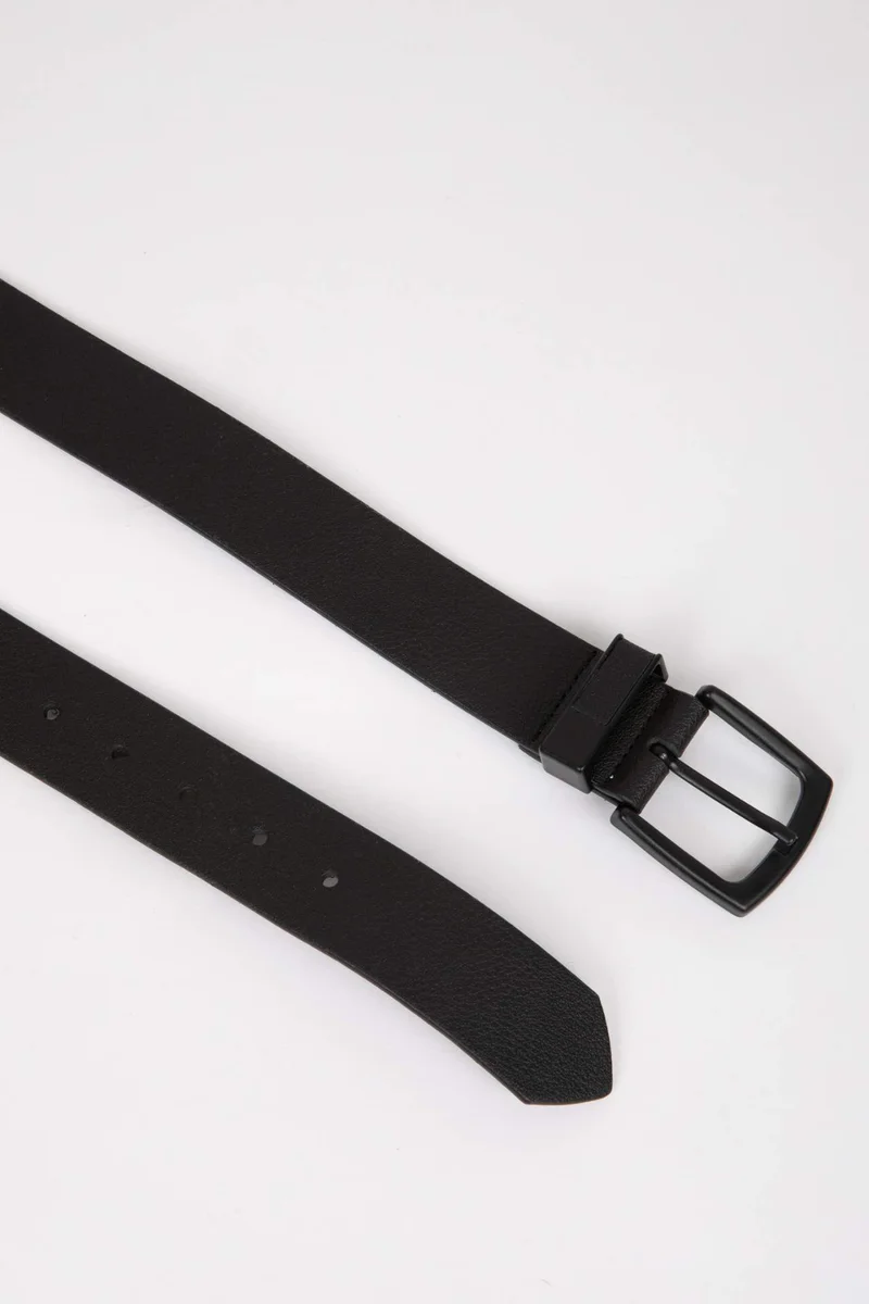 ديفاكتو Man Faux Leather Belt