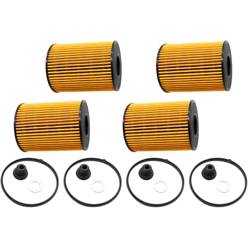 FZJDSD 4PCS Oil Filter Compatible with Hyundai Santa Cruz Tucson Santa Fe Sonata 25L 20212025 Kia Sorento K5 Sportage 25L 20202025 Replaces 263502S000 2151323001 Includes Gasket ORings