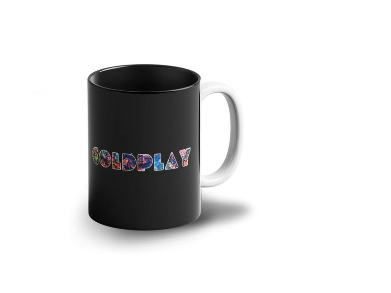Prink Coldplay Rock Band Coffee Mug with Print | Coldplay Chris Martin Coffee Mugs | Printed Coffee Mug | Gift for Friends, Fans | 330ml, Microwave & Dishwasher Safe - Image 1