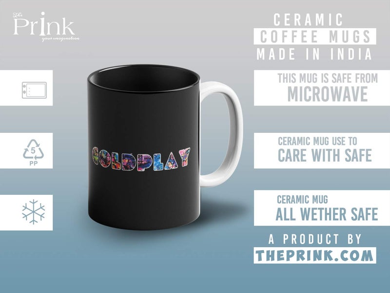 Prink Coldplay Rock Band Coffee Mug with Print | Coldplay Chris Martin Coffee Mugs | Printed Coffee Mug | Gift for Friends, Fans | 330ml, Microwave & Dishwasher Safe - Image 5