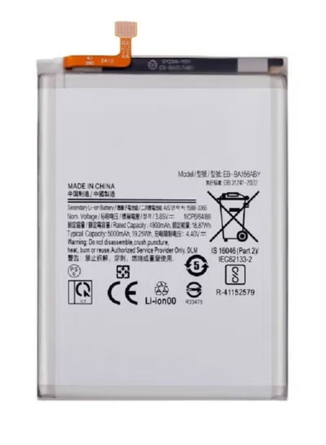 MUNTAQI Replacement Internal Premium Battery Compatible For Samsung Galaxy A15 5G – High Capacity Li-ion Battery Pack | Safe, Durable & Long-Lasting Power Backup | Supports Fast Charging | Perfect Fit & Easy to Install | Reliable Mobile Spare Part for Galaxy A15 - Image 1