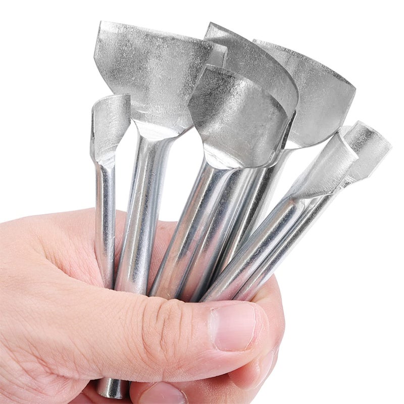 Caydo 7 Pieces Leather Craft Tools Half-Round Punch Arc-Shaped Leather Edge Cutter Punch for Crafting Strap Belt, Wallet and Bag DIY Handwork 10-40mm - Image 5