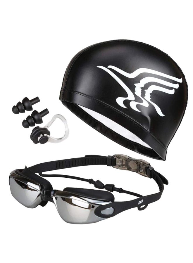 يو-هومي طقم نظارات سباحة وقبعة 5 في 1 - Image 1