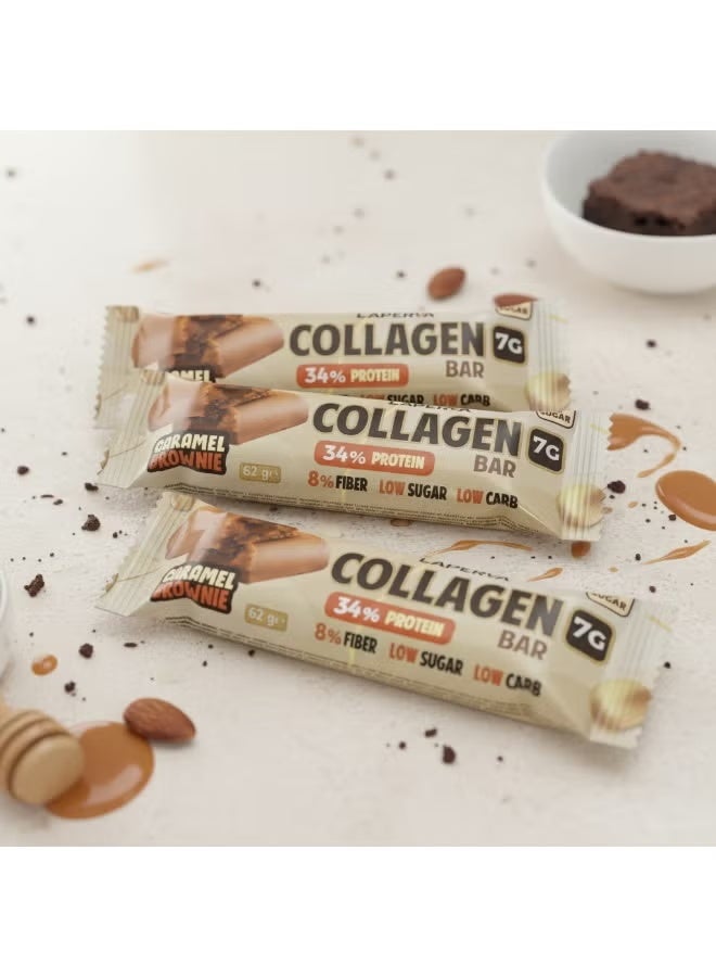 Laperva Collagen Protein Bar Caramel Brownie, 7g Collagen, High-Protein Snack, No Added Sugar, Pack of 12 - Image 4